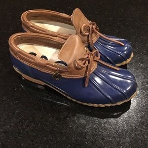 Navy Blue Rain Shoes